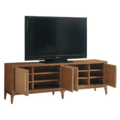 Sierra Madre Media Console - Sonoran -France and So Furniture 575 908 Silo Open