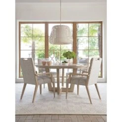 Hanson Round Dining Table - Sand Drift -France and So Furniture 578 875C RS V