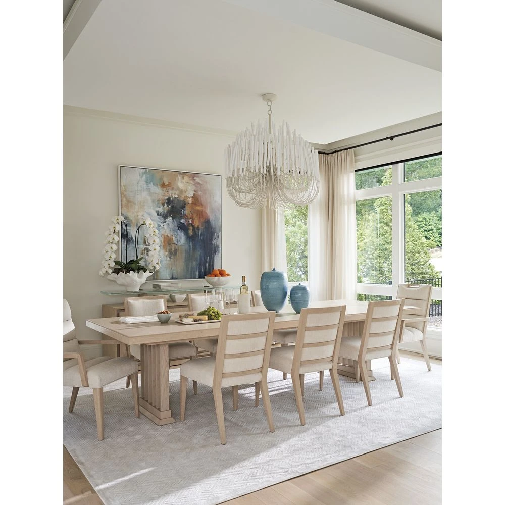 Belaire Rectangular Dining Table - Sand Drift 8 Belaire Rectangular Dining Table - Sand Drift - Image 8