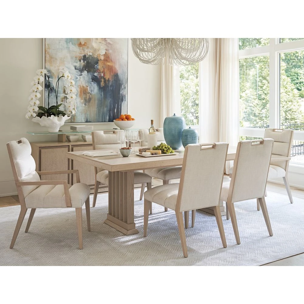 Belaire Rectangular Dining Table - Sand Drift 5 Belaire Rectangular Dining Table - Sand Drift - Image 5