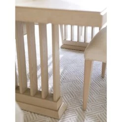 Belaire Rectangular Dining Table - Sand Drift 20 Belaire Rectangular Dining Table - Sand Drift -France and So Furniture 578 877 det base