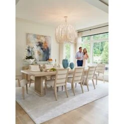 Belaire Rectangular Dining Table - Sand Drift 33 Belaire Rectangular Dining Table - Sand Drift -France and So Furniture 578 Model 02