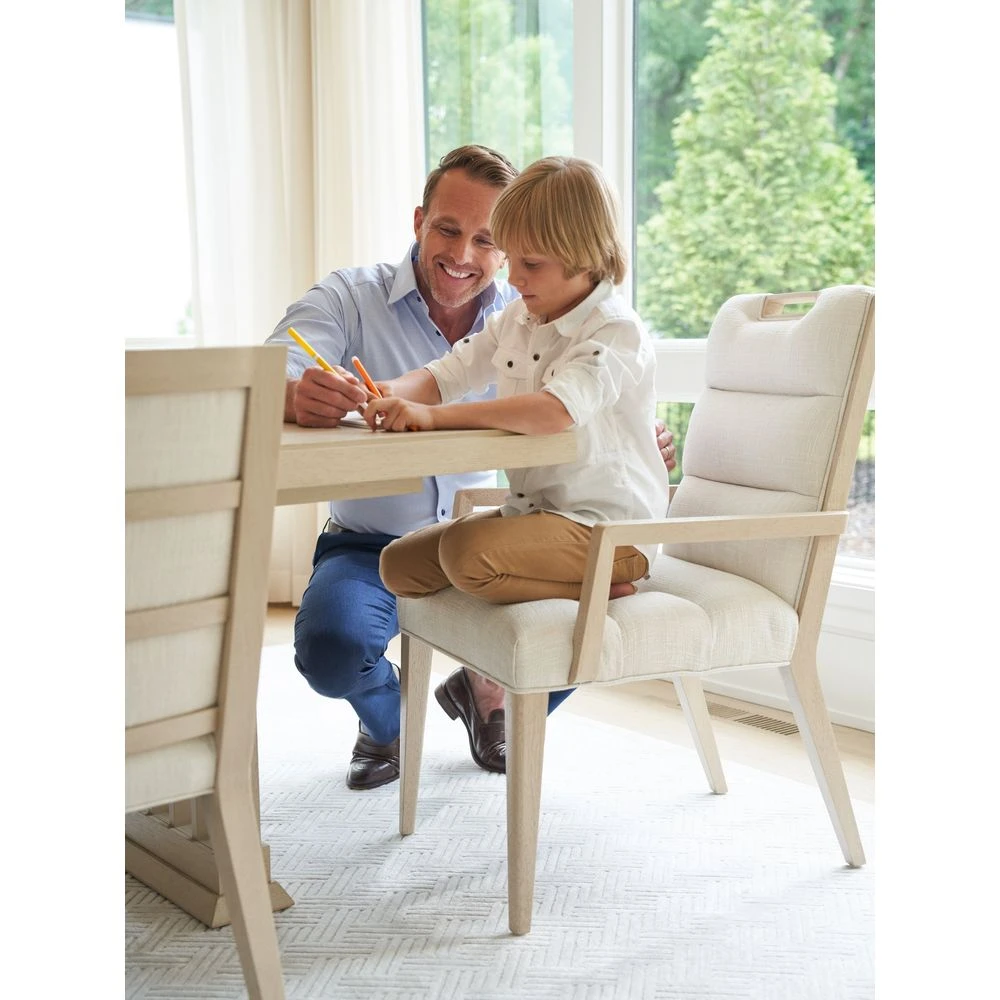 Belaire Rectangular Dining Table - Sand Drift 18 Belaire Rectangular Dining Table - Sand Drift - Image 18