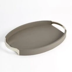 Roberts Tray - Fossil Grey W/Nickel