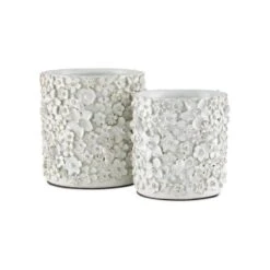 Jessamine Small White Cachepot -France and So Furniture 580d570261dd292f3aff71399463fecf3a2b7394