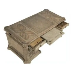 Tuscany Traditions Executive Desk - Brown -France and So Furniture 5878 10563 80 detail 7c77b824 46d4 4d75 9ef2 867d56e46a65