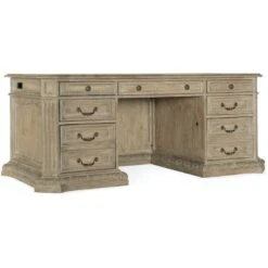 Tuscany Traditions Executive Desk - Brown -France and So Furniture 5878 10563 80 silo a99368eb 2f33 4a53 8bce 163dce793832