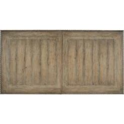 Monaco Rectangle Dining Table With Leaves - Beige Brown Natural Taupe - Resin Wood - Rectangle -France and So Furniture 5878 75207 80 top3