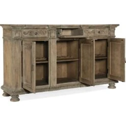 Castella 72in Credenza -France and So Furniture 5878 85001 80 open silo 094adb26 9b54 4a4a 84cd fa8bd9b0d2f4