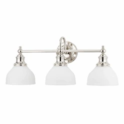 Sutton 3 Light Bath Bracket Polished Nickel