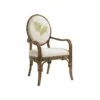 Gulfstream Oval Back Arm Chair - Caribbean Sunset