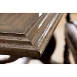 Mesa 86In Dining Table With Leaves - Brown - Rectangle -France and So Furniture 5960 75200 BRN 8