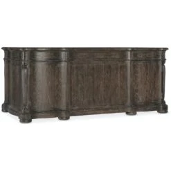 Tuscany Traditions Executive Desk - Brown -France and So Furniture 5961 10562 89 back silo