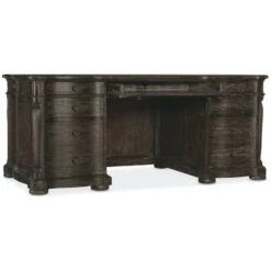 Tuscany Traditions Executive Desk - Brown -France and So Furniture 5961 10562 89 open silo