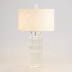 Crystal Plaid Lamp -France and So Furniture 59994