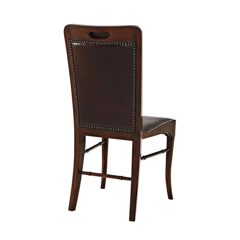 Leather Sling Side Chair 2 Leather Sling Side Chair - Image 2