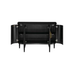 Briallen Black Demi-Lune Cabinet - Caviar Black 10 Briallen Black Demi-Lune Cabinet - Caviar Black -France and So Furniture 59fd534cc19649ad17bbc87fb115c707ae4ab434