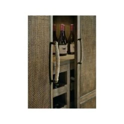 Desert Sands Bar Cabinet - Black Bronze Brown Natural -France and So Furniture 6015 75160 89 detail