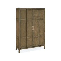 Desert Sands Bar Cabinet - Black Bronze Brown Natural