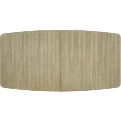 Oceanview Rectangle Parsons Dining Table W/1-18In Leaf - Beige Brown Natural Off White - Wood - Parsons -France and So Furniture 6015 75207 80 top2