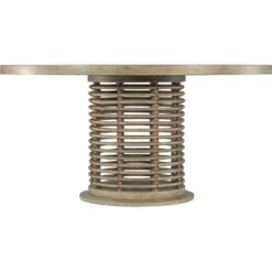 Surfrider 60in Rattan Round Dining Table
