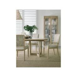 Oceanview Rectangle Dining Table W/2-18In Leaves - Beige Natural Off White - Rectangle -France and So Furniture 6015 75217 401 411 80 room 496a3e5e 7285 4c22 9396 364435c51a84