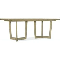 Oceanview Rectangle Dining Table W/2-18In Leaves - Beige Natural Off White - Rectangle