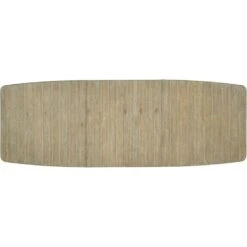 Oceanview Rectangle Dining Table W/2-18In Leaves - Beige Natural Off White - Rectangle -France and So Furniture 6015 75217 80 top