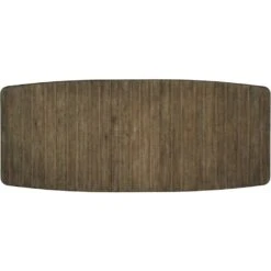 Desert Sands Rectangle Dining Table W/2-18In Leaves - Brown - Wood - Rectangle -France and So Furniture 6015 75217 89 top2