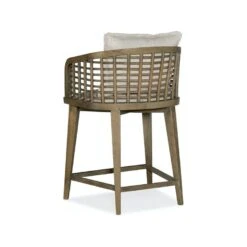 Keg Back Counter Stool - Beige Brown -France and So Furniture 6015 75350 89 back silo