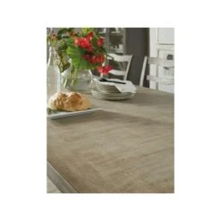 Garden Vittorio 80In Rectangle Dining Table - Beige Brown Natural Off White Taupe - Wood - Rectangle -France and So Furniture 6025 75200 80 detail