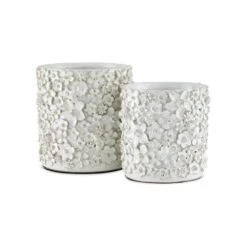 Jessamine Medium White Cachepot -France and So Furniture 604d3d3afef3acac39b6eff8e040e0e2227fa076