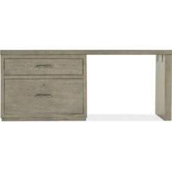 Desk With 2in Top-Lateral File And Leg -France and So Furniture 6150 10908 85 straight silo