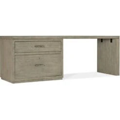 Linville Falls Desk - 84in Top-Lateral File And Leg