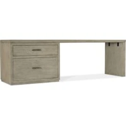 Linville Falls Desk - 96in Top-Large File And 1 Leg