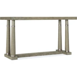 Brentwood Friendship Dining Table - Grey Natural - Wood - Rectangle