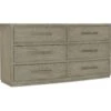 Chimney Gap Six Drawer Dresser