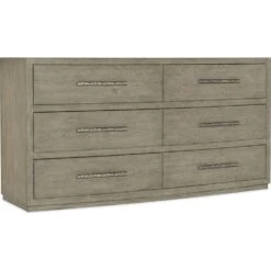 Chimney Gap Six Drawer Dresser