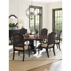 Bonaire Round Dining Table - Cassis -France and So Furniture 621 870C RS V 327f18c7 2473 46f0 babd 4e86243d2a2b
