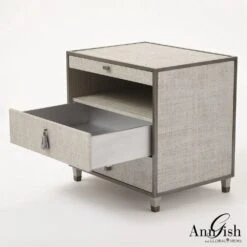 Argento Bedside Chest -France and So Furniture 62403