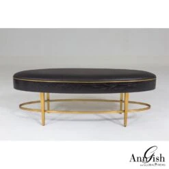 Ellipse Bench-Ebony