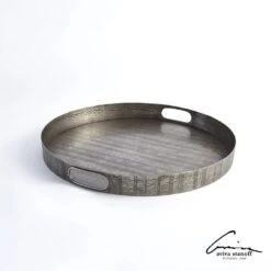 Kokoro Etched Round Tray