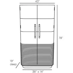 Radcliffe Cabinet - Black -France and So Furniture 6266.l1 1f2a9df4 6dbf 4f71 a0cd b4e6b27d827b