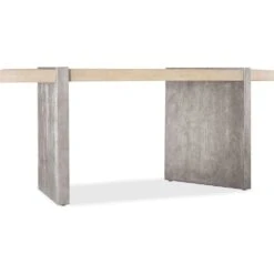 Melange Selleck Writing Desk - Light Wood