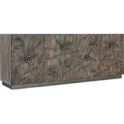 Florence Four Door Credenza - Brown Grey Natural - Wood Resin -France and So Furniture 628 85103 85 silo