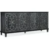 Sophia Four Door Credenza - Black - Wood