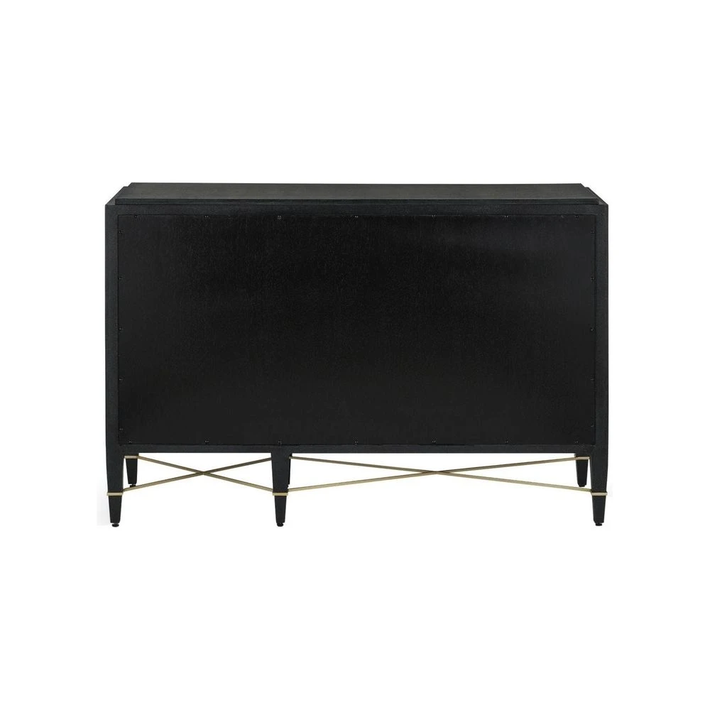 Verona Black Three-Drawer Chest 5 Verona Black Three-Drawer Chest - Image 5