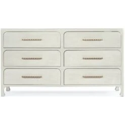 Tranquil Dresser - White - Wood - Low -France and So Furniture 6350 90203 03 straight silo