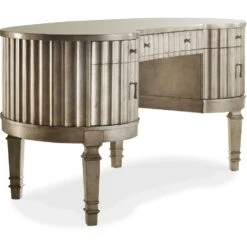 Melange Fluted Kidney Desk