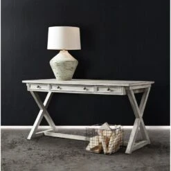 Melange Dixon Writing Desk -France and So Furniture 638 10019 gry abstract